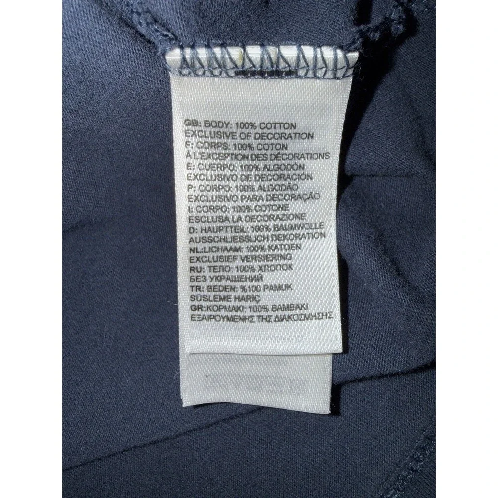 The North Face Men’s XXL Dark Blue Logo Tee Short Sleeve